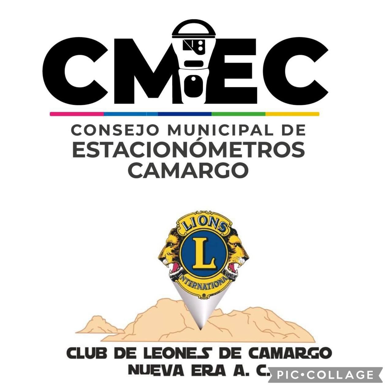 Recibe Club de Leones de Camargo Nueva Era, apoyo de Estacionómetros Camargo