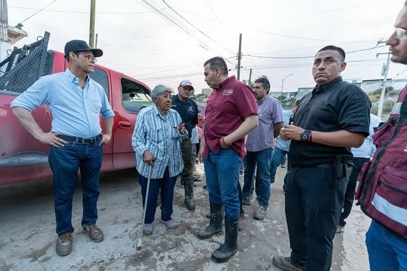 Ciudad Juárez bajo el agua: alcalde Cruz Pérez Cuéllar supervisa personalmente atención a la emergencia