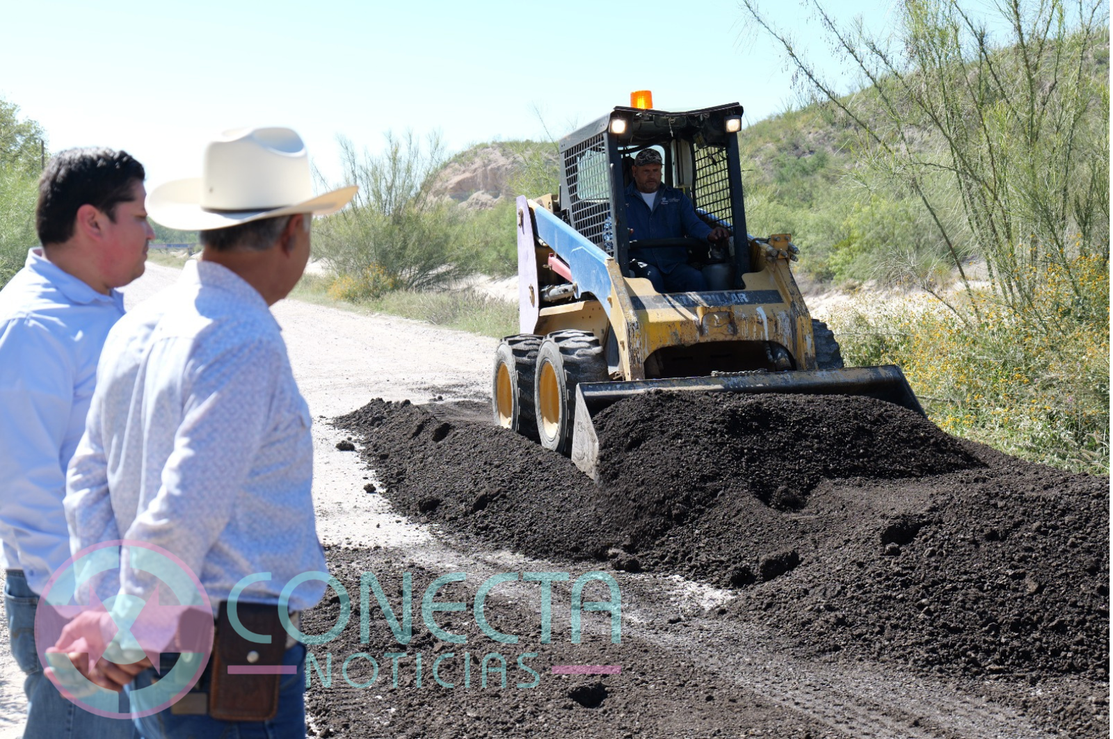 Arranca la pavimentación del tramo Gato Negro – Ojo Caliente en Camargo