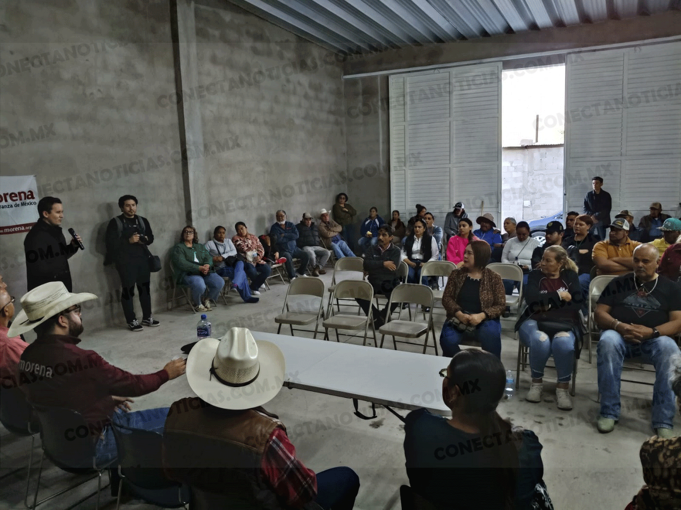 El Gobierno Federal fortalece el diálogo directo con productores y familias beneficiarias en San Francisco de Conchos