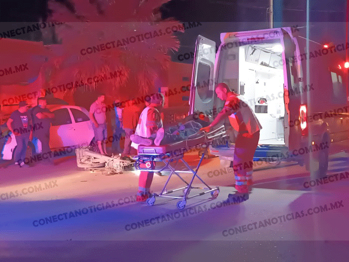 Atropellan a niño de 6 u 7 años en la colonia Abraham Gonzalez calle PRI entre la 11  y 12; motociclista también resulta lesionado