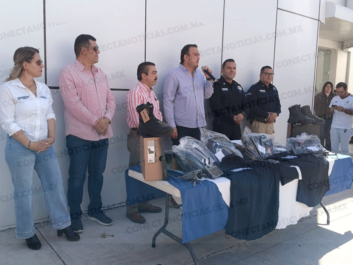 Entregan equipamiento y drones a Seguridad Pública en Camargo; inversión supera los 945 mil pesos