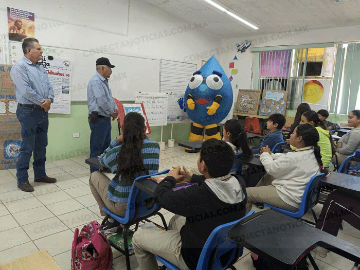 Arranca programa de cultura del agua en escuelas de Camargo; buscan concientizar a nuevas generaciones