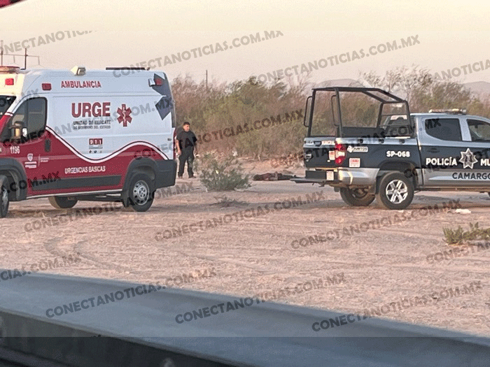 Localizan a hombre sin vida rumbo a los campos Julio Zamarripa; investigan posible muerte violenta