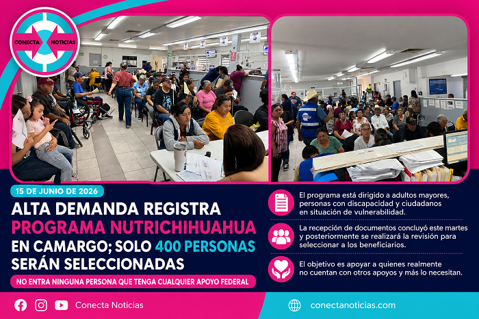 Alta demanda registra programa NutriChihuahua en Camargo; beneficiarios no deberán contar con apoyos federales
