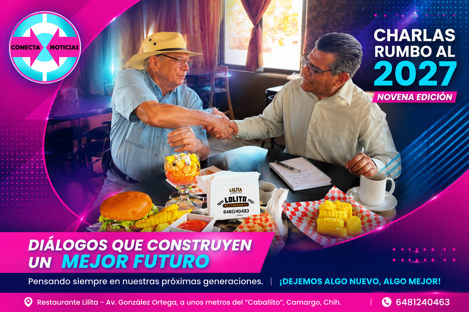 En la novena edición del programa “Charlas Rumbo al 2027”, tuvimos el privilegio de conversar con el ingeniero Rafael Armando Giner
