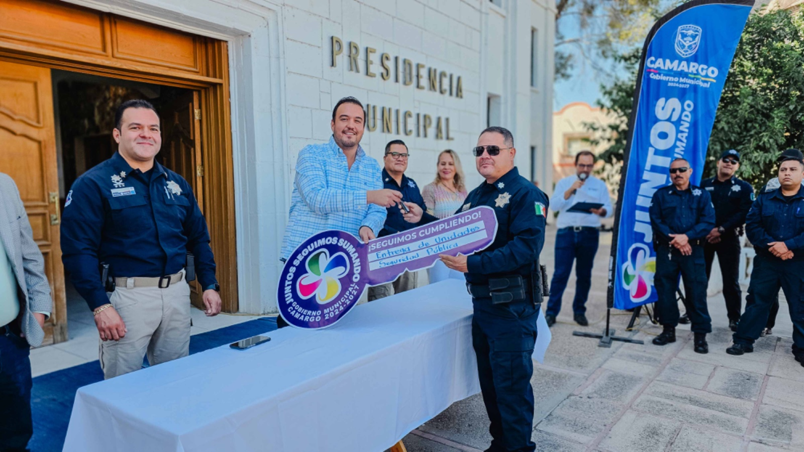 Camargo fortalece su vigilancia y seguridad con nuevas unidades para Seguridad Pública Municipal