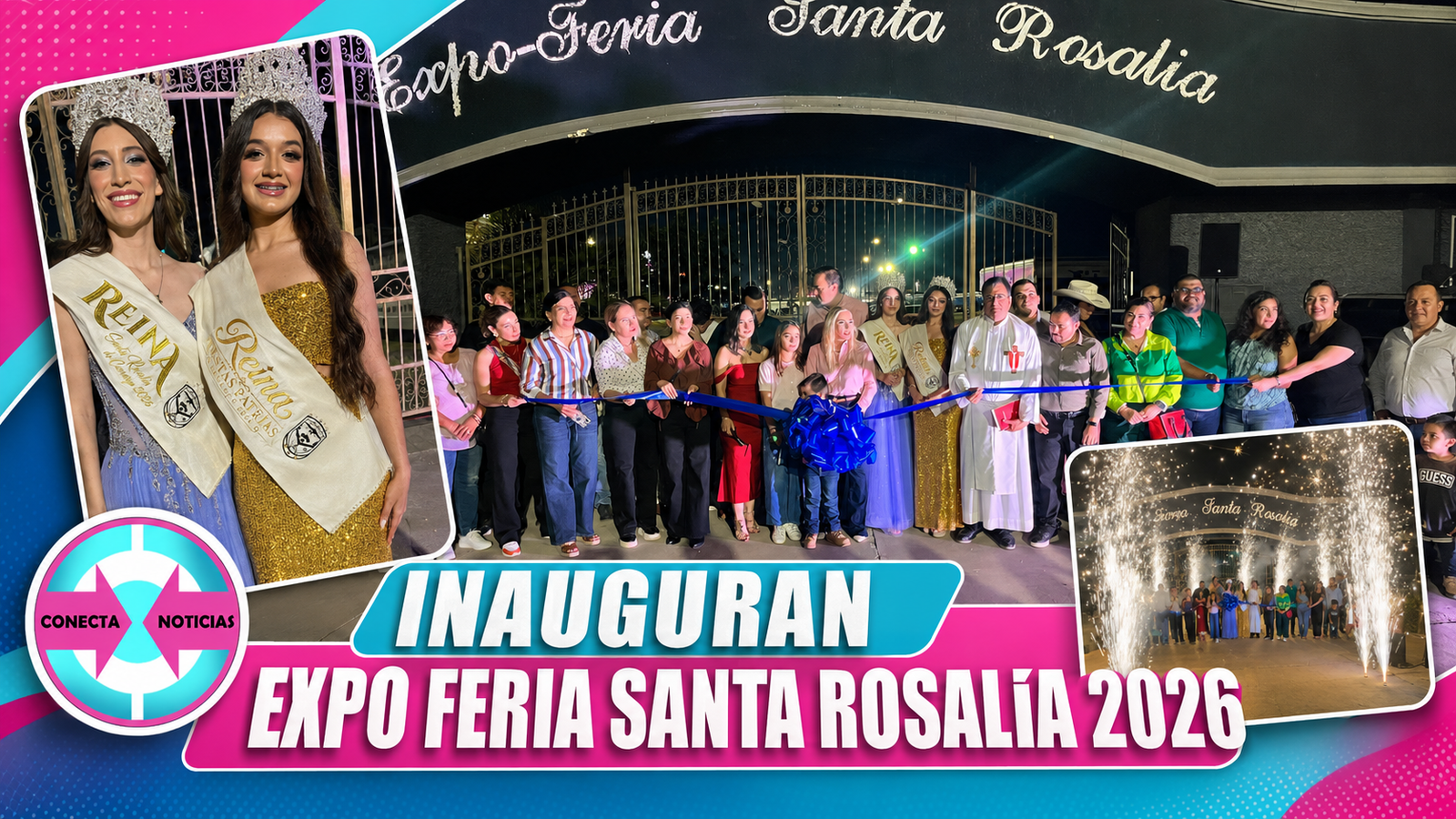Inicia con gran ambiente la Expo Feria Santa Rosalía 2026; entrada gratuita en su primer día