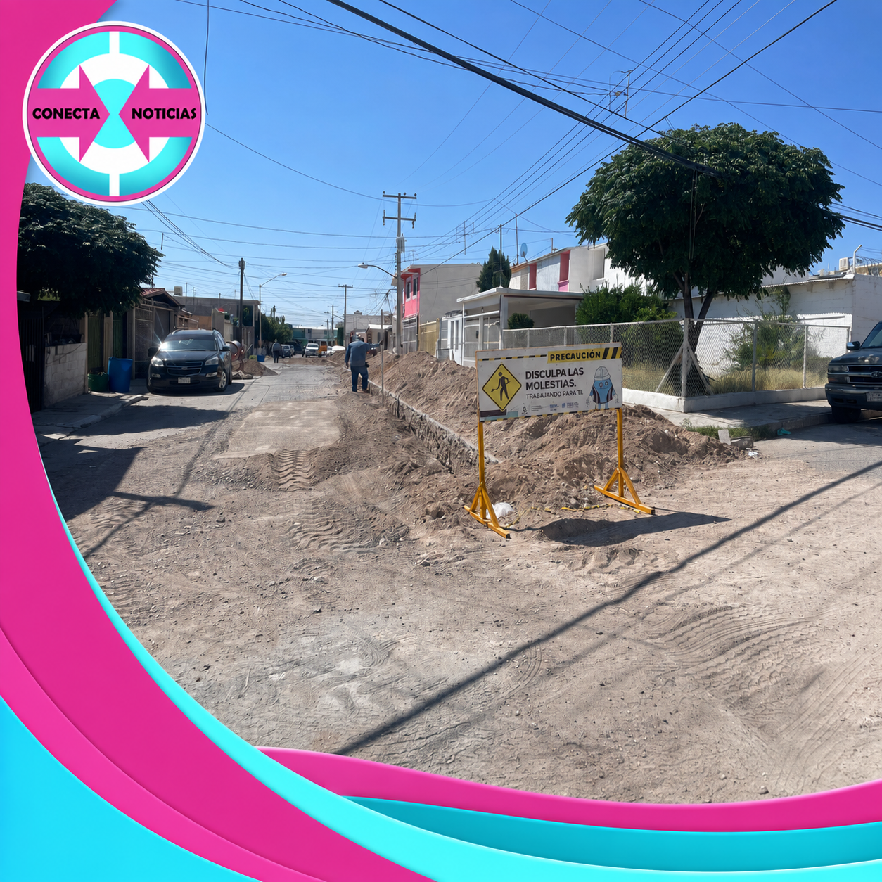Inician rehabilitación del drenaje sanitario en la colonia Lomas del Florido