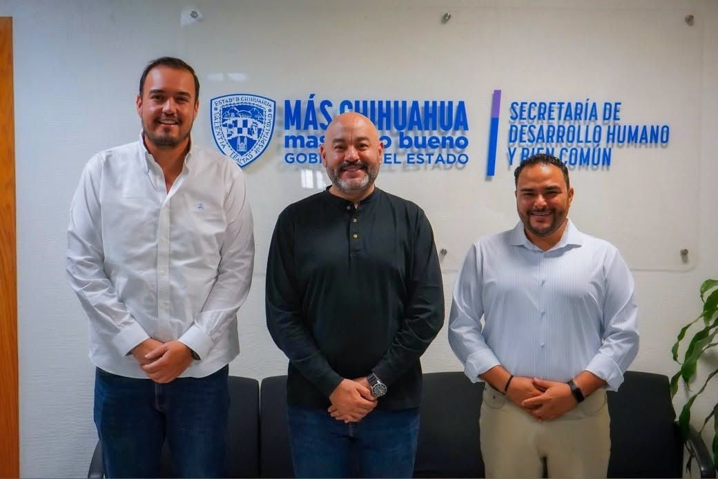 Jorge Aldana y Humberto Silva se reúnen con nuevo secretario de Desarrollo Humano del Estado para gestionar más apoyos