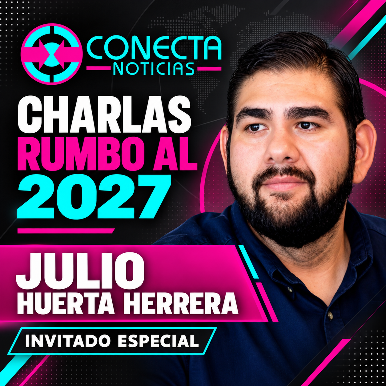 Julio Huerta Herrera será el invitado de la edición 24 de “Charlas Rumbo al 2027”