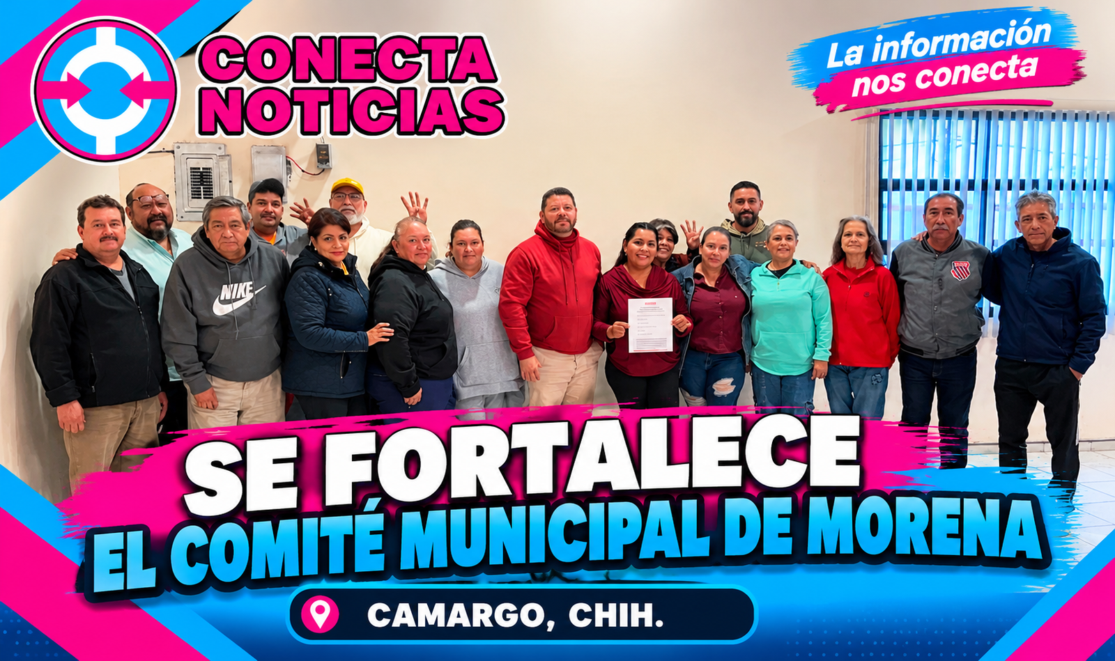 Karina Edith Gone Soliz levanta la mano y manifiesta su interés por contender por la Presidencia Municipal de Camargo en 2027